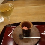 赤坂 菊乃井 - 苺とシャンパンのソルベ