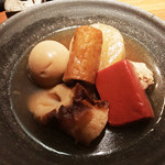 柚子つくねの入ったおでん（650円）