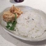 Saryuu - 1712_砂流_ご飯セット(唐揚げ2個)＠100円