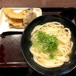 香川 一福 - かけ大（570円）＆天盛り（300円）