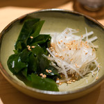 鮨 さいとう - 2017.12 ワカメと大根