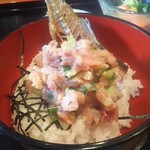 アジなめろう丼 700円