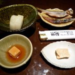 銀の雪 - 定番の酒の肴四種