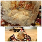 東 - ＊中には「鱈の白子」「金目鯛」「ズワイガニ」と豪華な食材が入っています。 好きなもの尽くして嬉しい。^^ カリフラワーと蕪のソースに「金目鯛」の旨みが出て、とても美味しい。