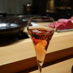 肉割烹 上 - ロゼ　シャンパーニュ