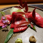 肉割烹 上 - 牛刺身