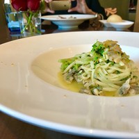 ラ ベデュータ - ブロッコリーと海老のタリオリーニ    これは好みのパスタです