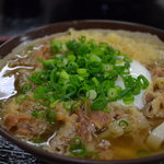 桜製麺 - 肉玉うどん