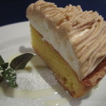 ラ ポルトルージュ - タルトモンブラン