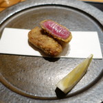 肉割烹 上 - ヒレ唐揚げ