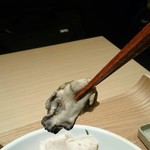 銀座 篝 - 牡蠣リフト