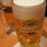 日高屋 - おビールで乾杯！