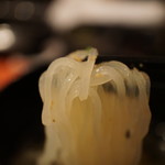 SATOブリアン - 冷麺の麺アップ