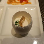 シェフズ ライブ キッチン - 中原農園のカブのブラマンジェ　美人蓮根チップ添え