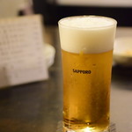 泥味亭 - 生ビール@650円