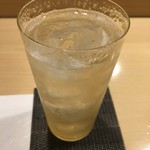 旬菜 おぐら家 - あらごし梅酒ソーダ
