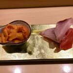 旬菜 おぐら家 - 塩水うに・ぶり