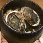 旬菜 おぐら家 - 鳴門産黒あわびとあおさのりの炊込みご飯