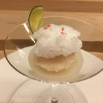 くすのき - ルレクチェのスペシャルデザート