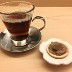 くすのき - ㉜黒玄米のエスプレッソと栗最中