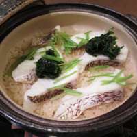 帰燕 - 鯛と生海苔の炊き込みご飯