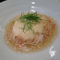 帰燕 - ズワイガニ 湯葉 山芋揚げ 餡かけ