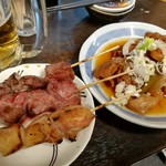 西口やきとん - やきとん＋トンソク