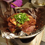 禅紫 - 朴葉味噌焼き(飛騨牛サーロイン)