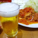 キッチン たか - ビールと共に