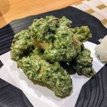 和彩厨房 KATURA - 牡蠣の磯辺揚げ(天ぷら)