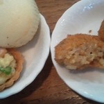 ヘルシーハット - 米粉パンと米粉で作ったタルト、ライスコロッケ。