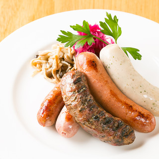 [No.1 in popularity] Assorted homemade sausages