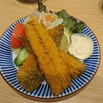 鮮魚卸 小売 魚嘉 - イワシフライ