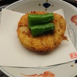 懐石料理 桝田 - カニとウニのしんじょう