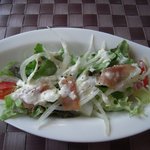 パスタランチ　季節のサラダ