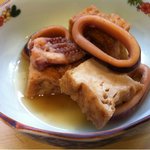 居酒屋　おかあさん - イカと豆腐の煮物