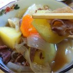 居酒屋　おかあさん - 肉じゃが、、、持ち上げました（笑）