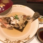 郷土味 かけはし - アコウの骨蒸し。