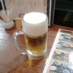 すし屋 銀蔵 - 生ビール中550円