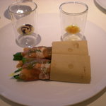 ドルチェ ポンテベッキオ - 生ハムで束ねたサラダのブーケ