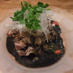 中国料理 堀内 - むし鶏の黒ゴマダレ