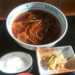 蕎麦の里 びばいろ - かけそば（600円）