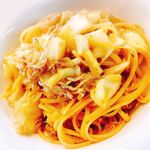 ビストロ felice - 釜揚げシラスの醤油ガーリックパスタハーフ900円