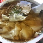 中華そば志のぶ支店 - わんたん麺（大盛）
