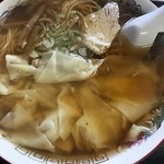 中華そば志のぶ支店 - わんたん麺（大盛）
