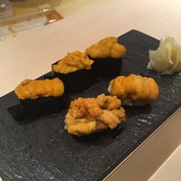 鮨 青海 - 雲丹食べ比べ