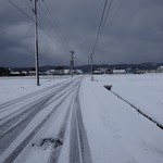 いづみや - お店の前の道路～^^;