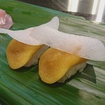 千石寿司 - からすみ握り