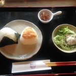 カフェ月星 - ちょっと食べセット　￥５００　サラダは大きいのをサービスしてくれました。