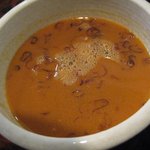 Menya Maruyoshi - つけ麺汁（辛つけ麺）